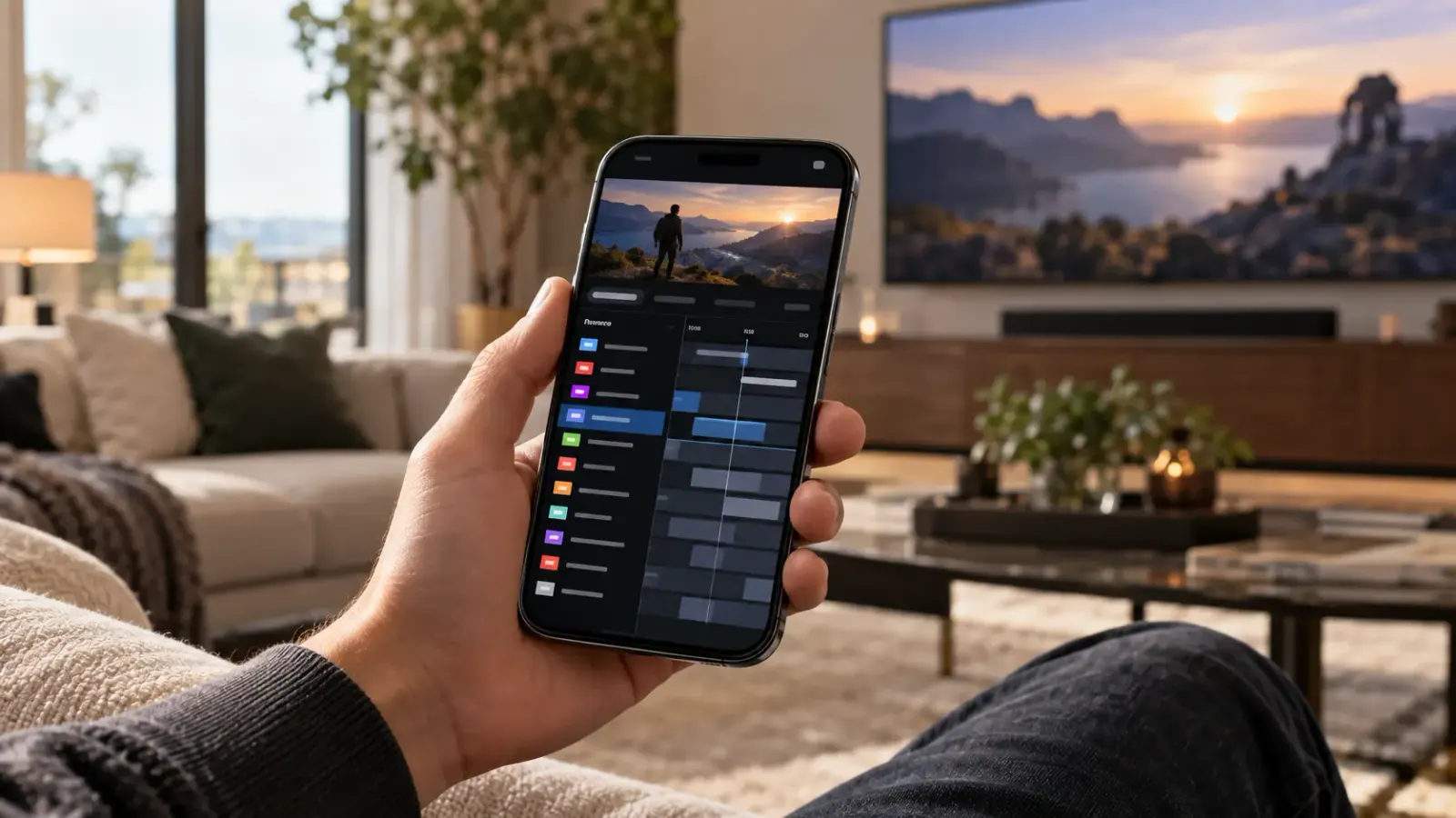 IPTV aplikacija na iPhoneu sa listom kanala